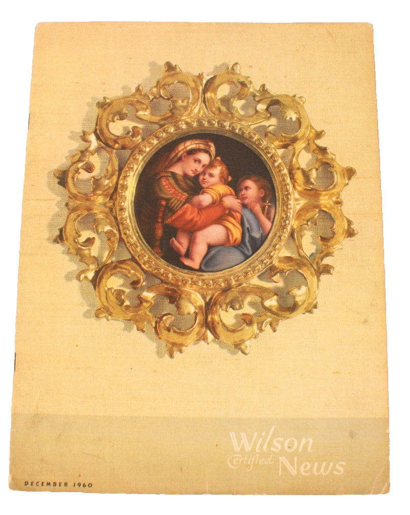 Wilson Certified News Christmas 1960 16 Page Catalog Heavy Stock