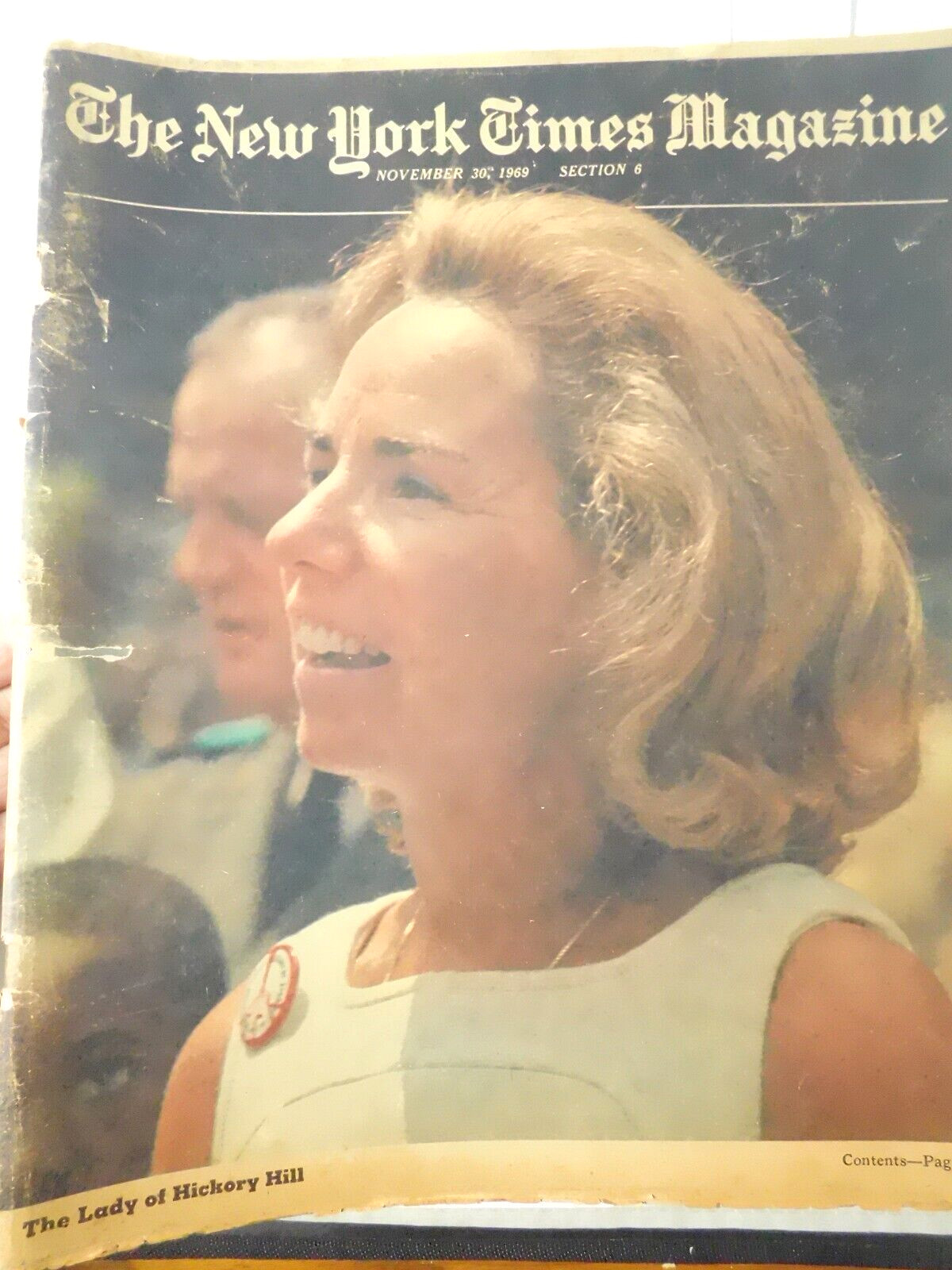 New York Times Magazine November 30, 1969 -Ethel Kennedy Cover & Article