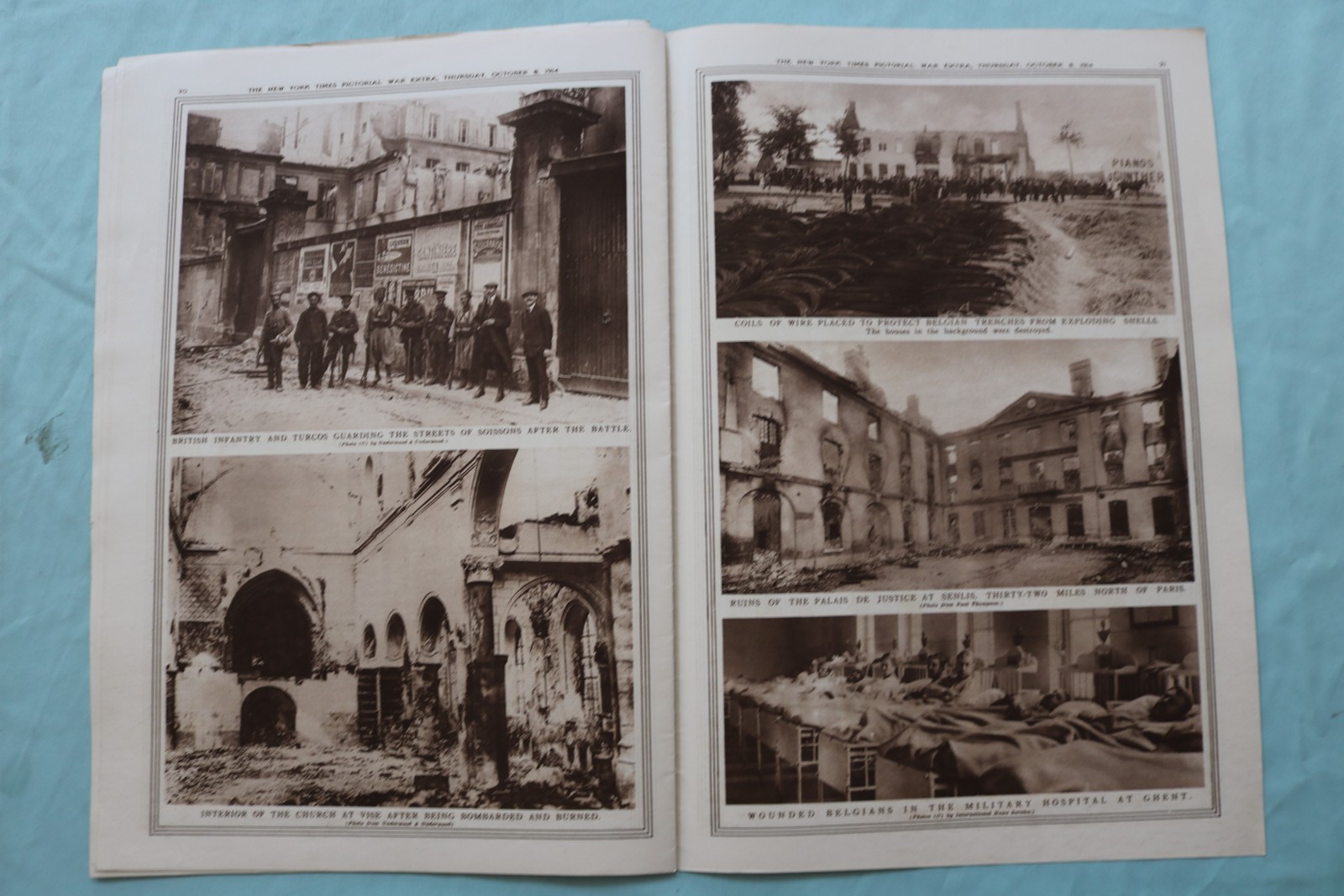 1914 OCT 8 NEW YORK TIMES MID-WEEK PICTORIAL WAR EXTRA-GERMAN PRISONER – NP 9118