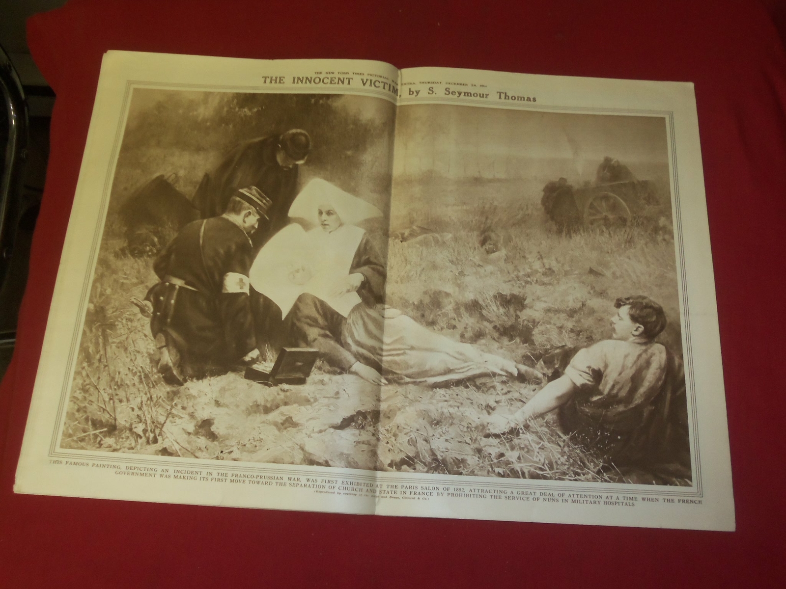 1914 DECEMBER 24 NY TIMES PICTORIAL WAR EXTRA SECTION – CHRISTMAS ISSUE- NP 3941