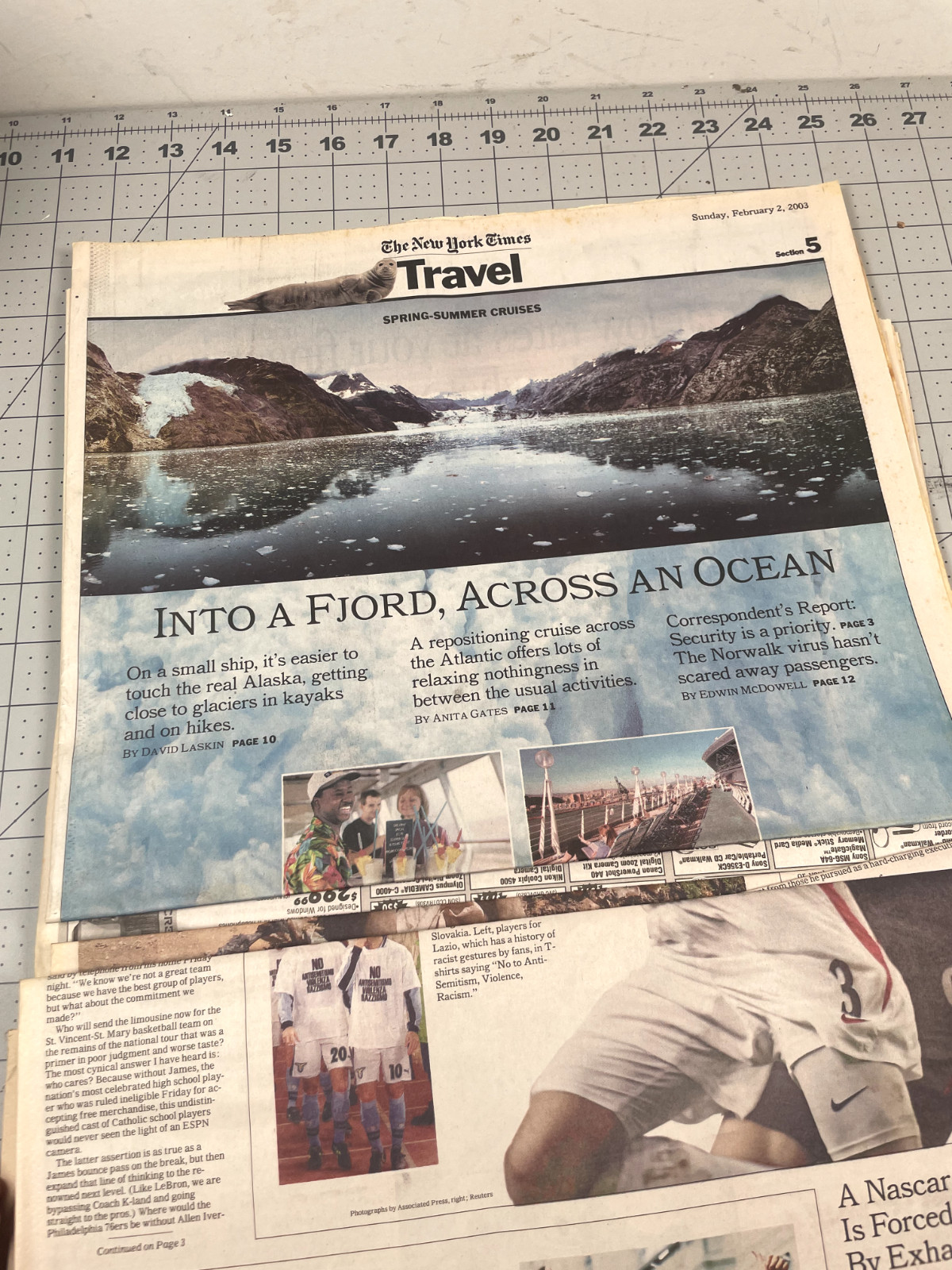 New York Times No 52,382 Shuttle Breaks Up Columbia Space Shuttle Feb 2 2003
