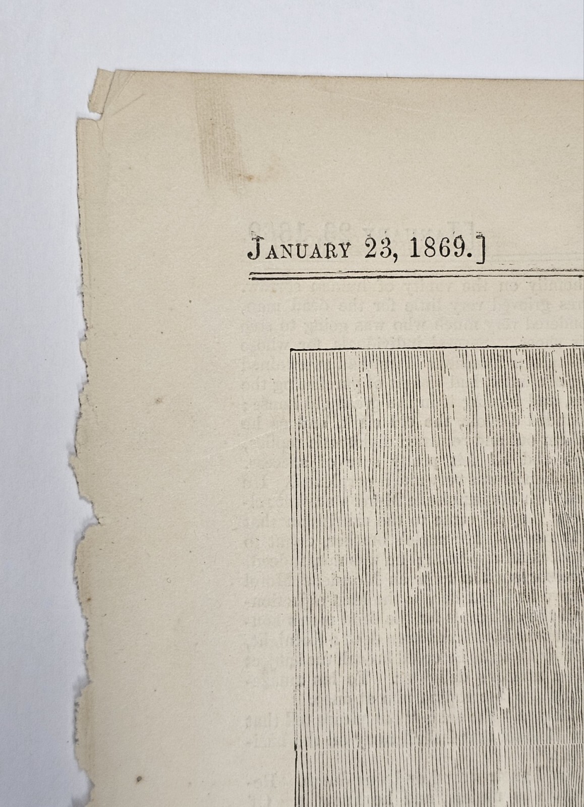 Harper’s Weekly January 23, 1869 ” The Sleigh Ride.” Page 57