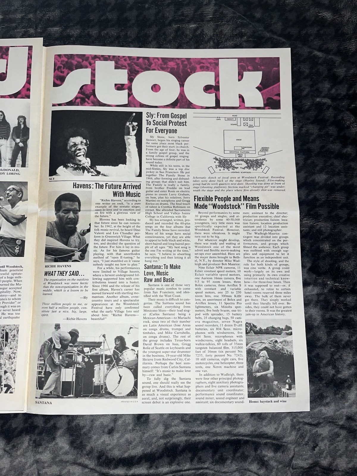 Woodstock Advertising Supplement To The Los Angeles Free Press April 17, 1970