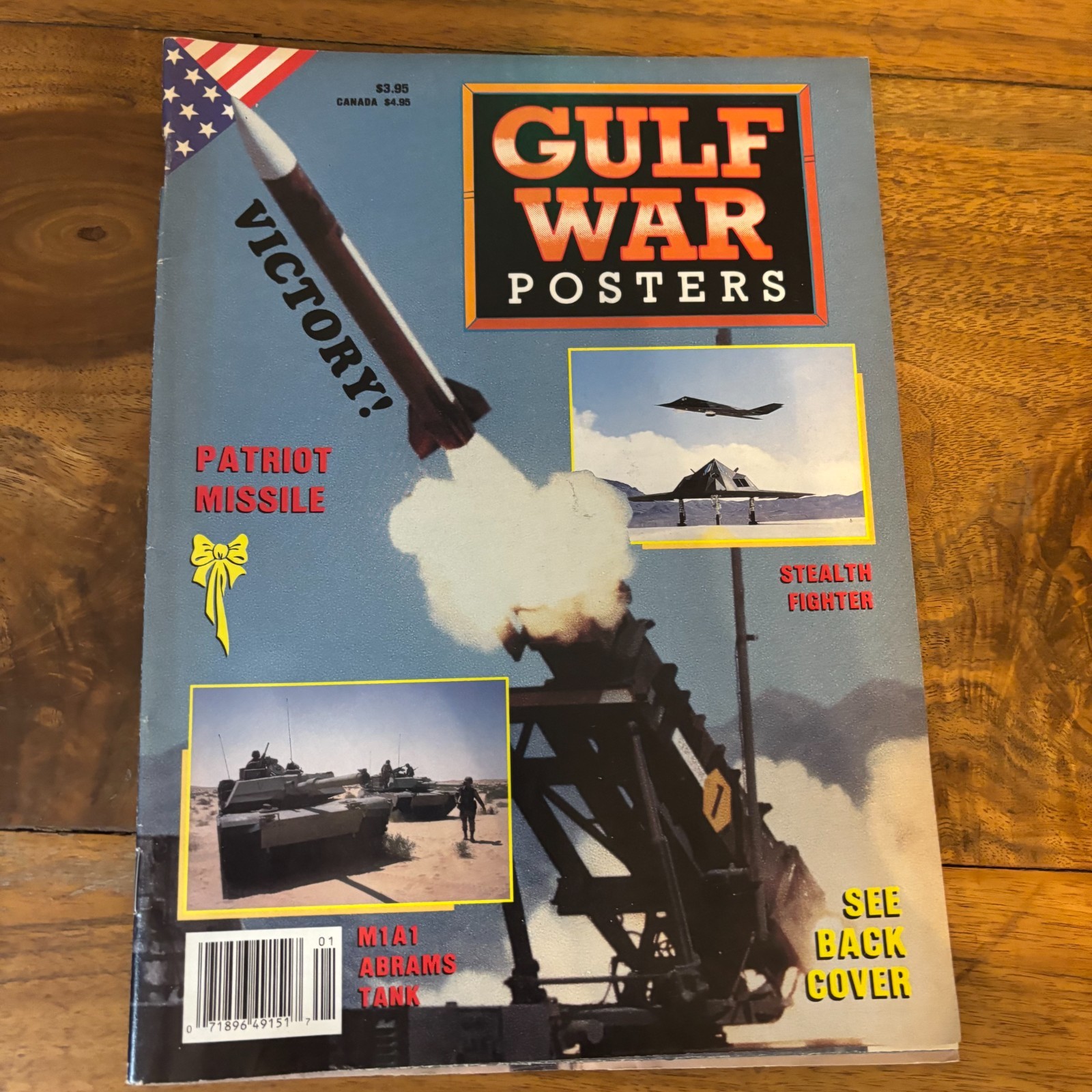Gulf War Posters Magazine – Stealth Fighter – F14 – Apache – M1A1