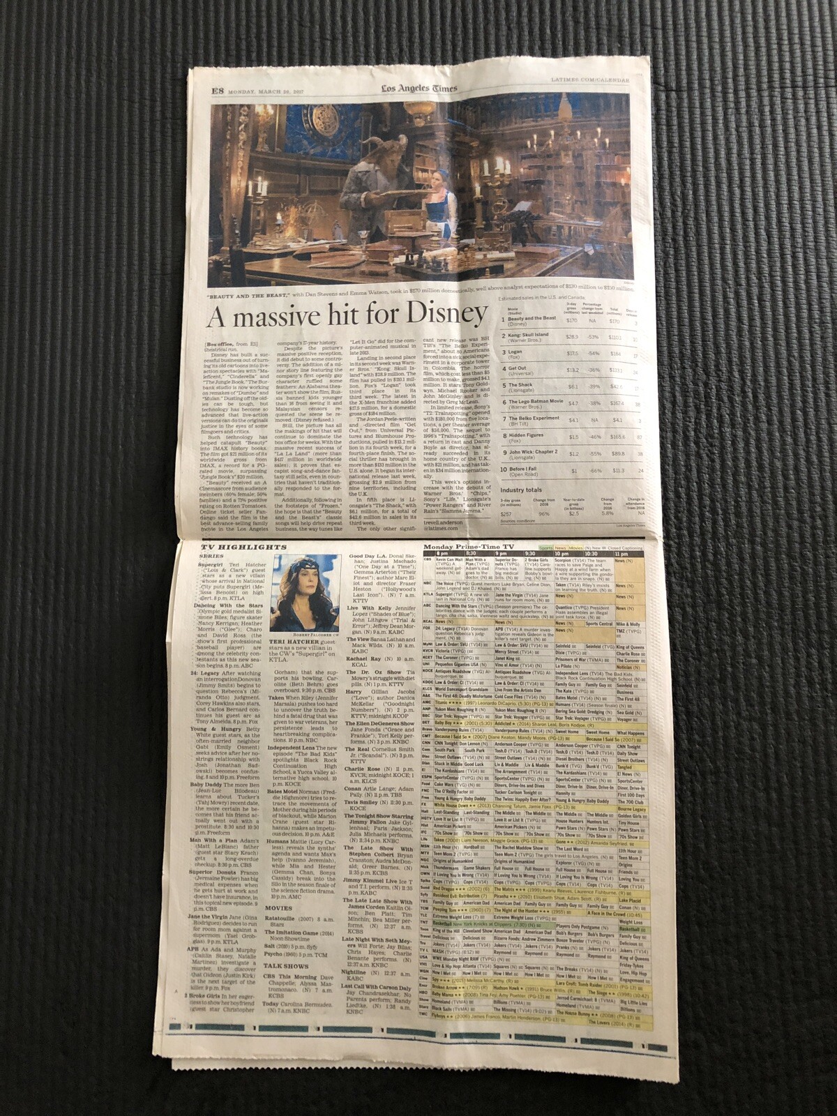 Remembering Chuck Berry Death 3/20/2017 Los Angeles Times Newspaper Rock Classic