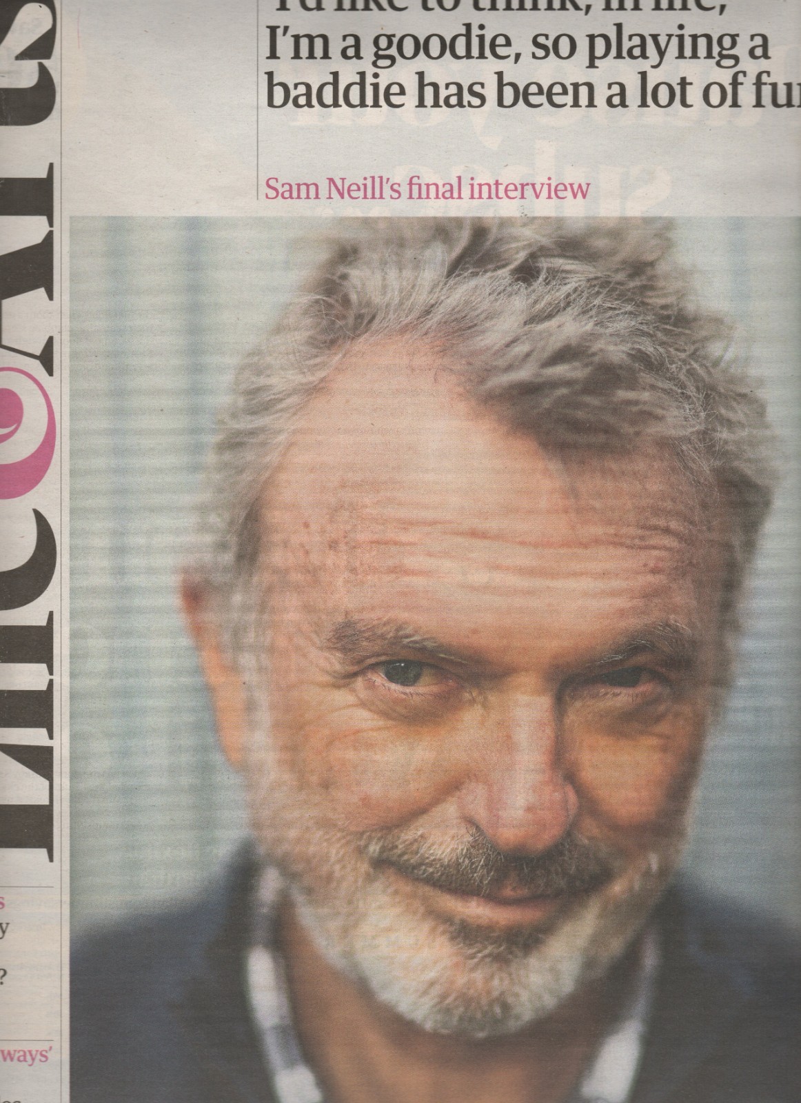 The Guardian G2 Life & Arts Supplement July 14 2026 – Sam Neill,