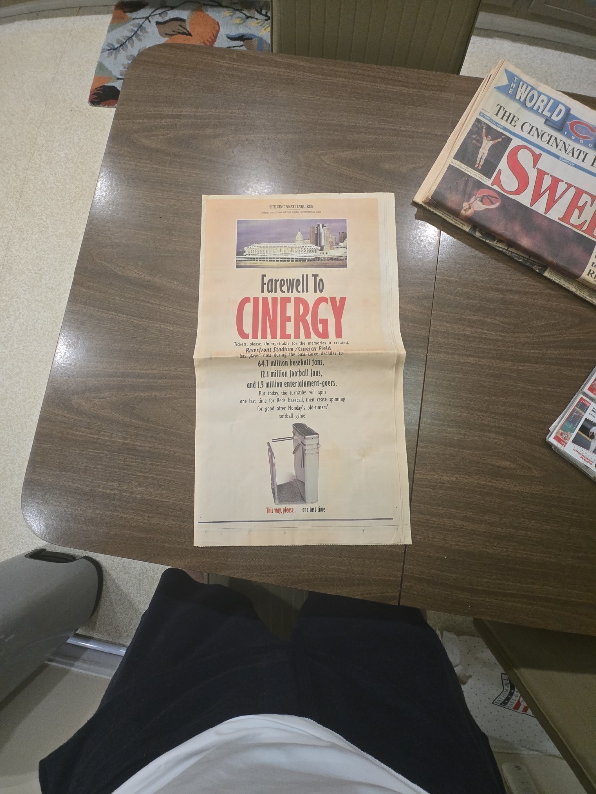 Cincinnati Reds Vintage Newspapers