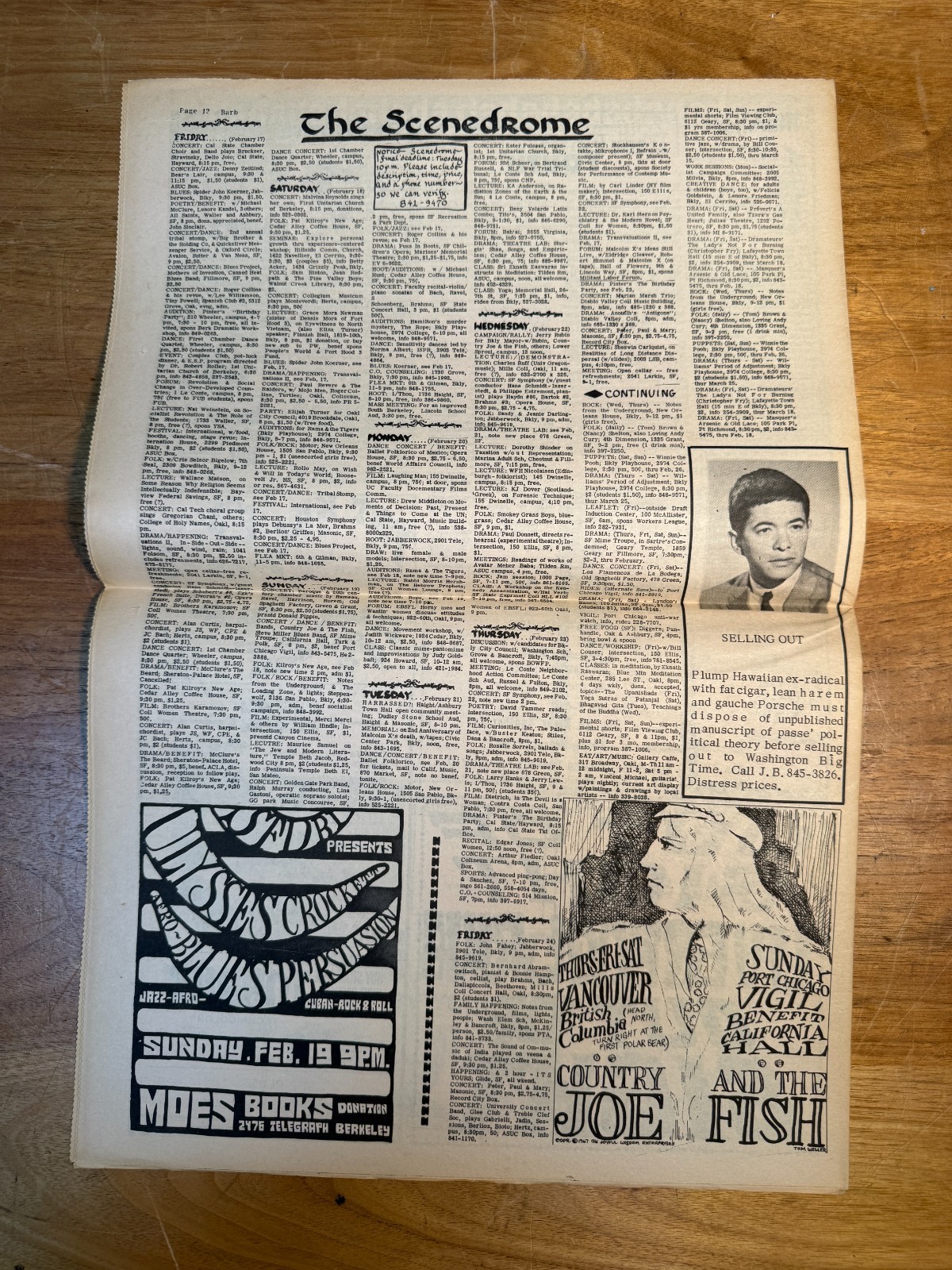 Berkeley Barb Feb 17 1967 Vol 4 No 7 Issue 79 Black Panther Newspaper
