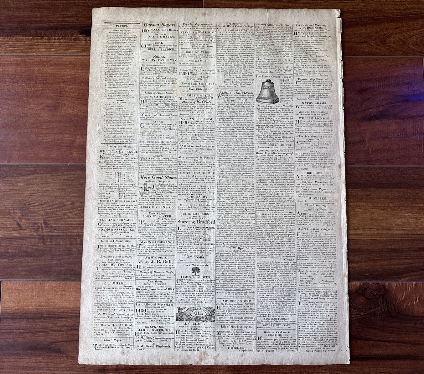 July 8, 1826 John Adams Death Obituary US Founding Father, Slavery Newspaper