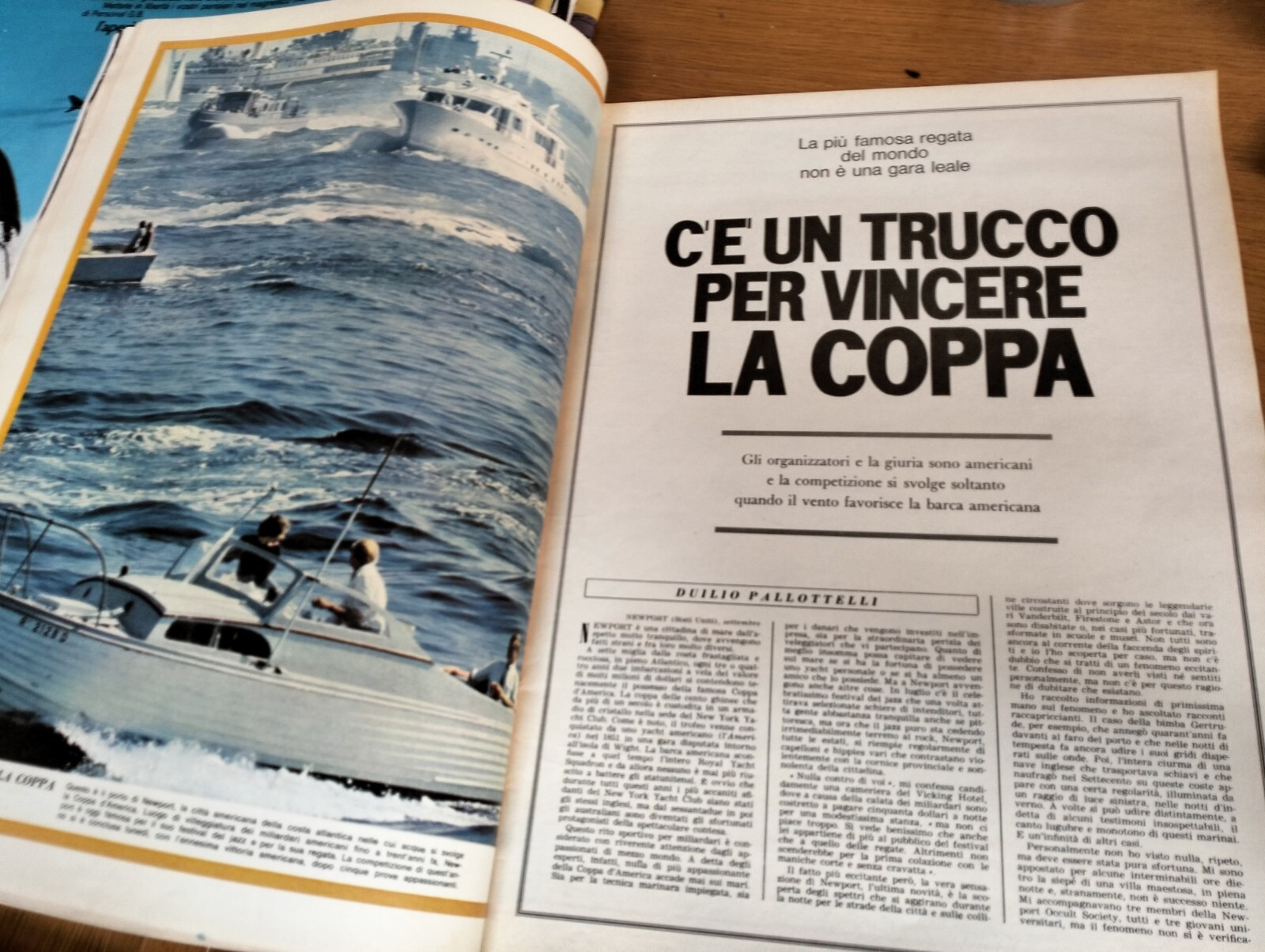 EUROPEAN 1970/41=ANGELO RIZZOLI=AMERICA’S CUP=MAURO DE MAURO=CHRISTINE JORGENSEN