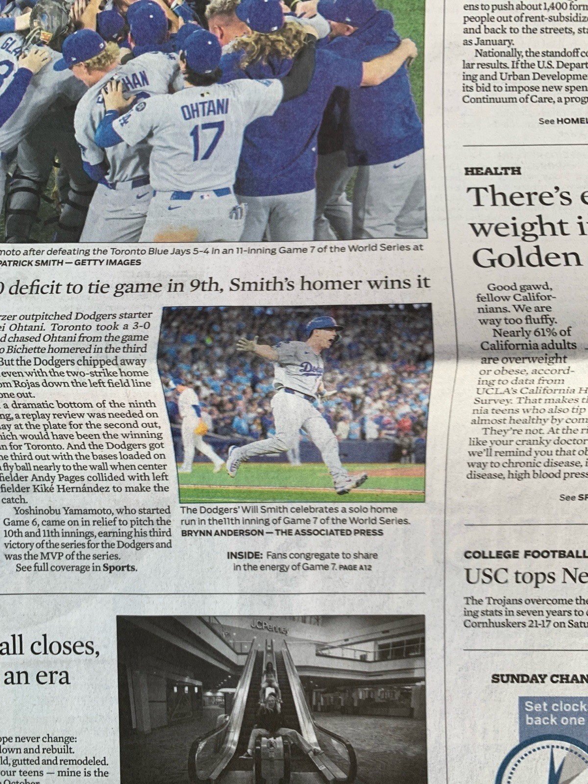 Los Angeles Dodgers World Series Championships & LA Parade ~ OC Register 2025