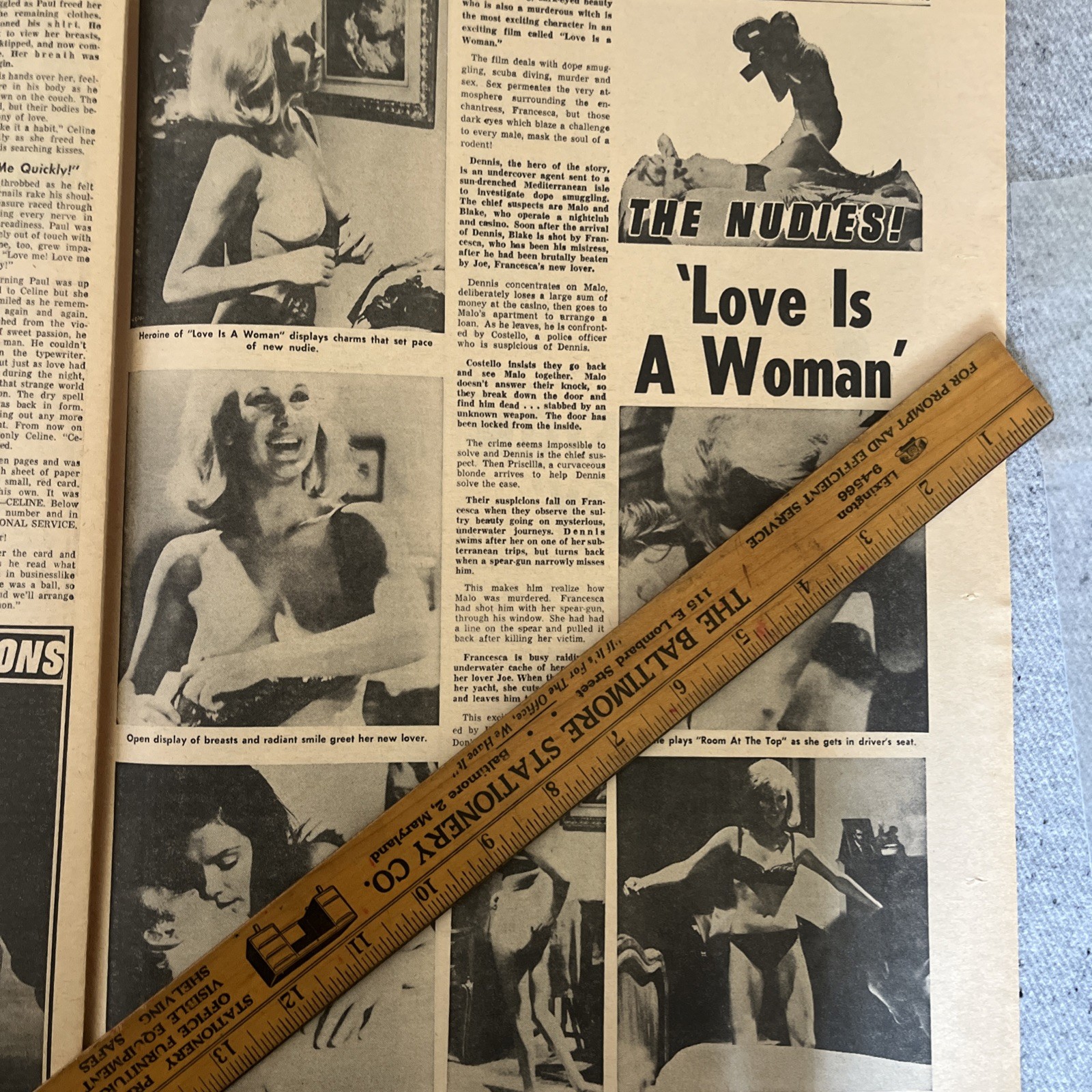 CANDID PRESS ADULT NEWS 20 Pgs X-rated Cartoons, Topless Photos TABLOID Ads