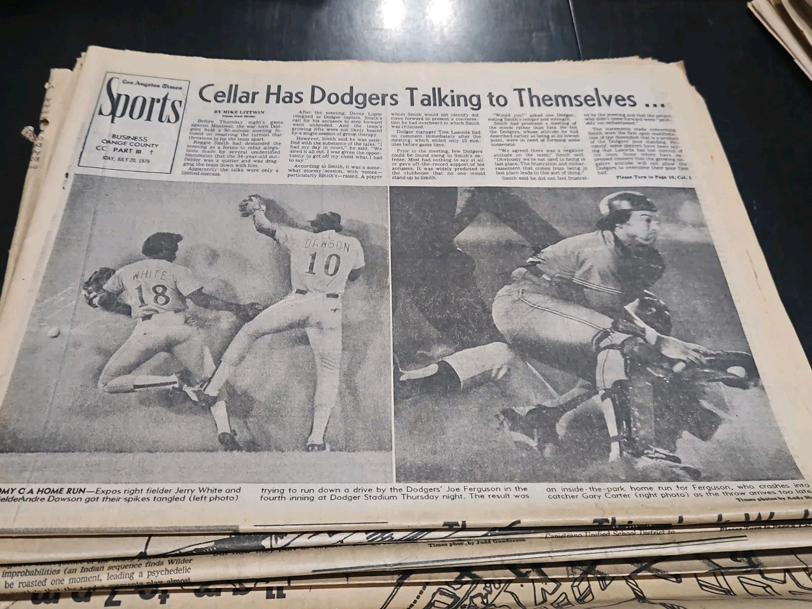LOS ANGELES TIMES JULY 20 1979 COMPLETE ORIGINAL HUGE NEWSPAPER