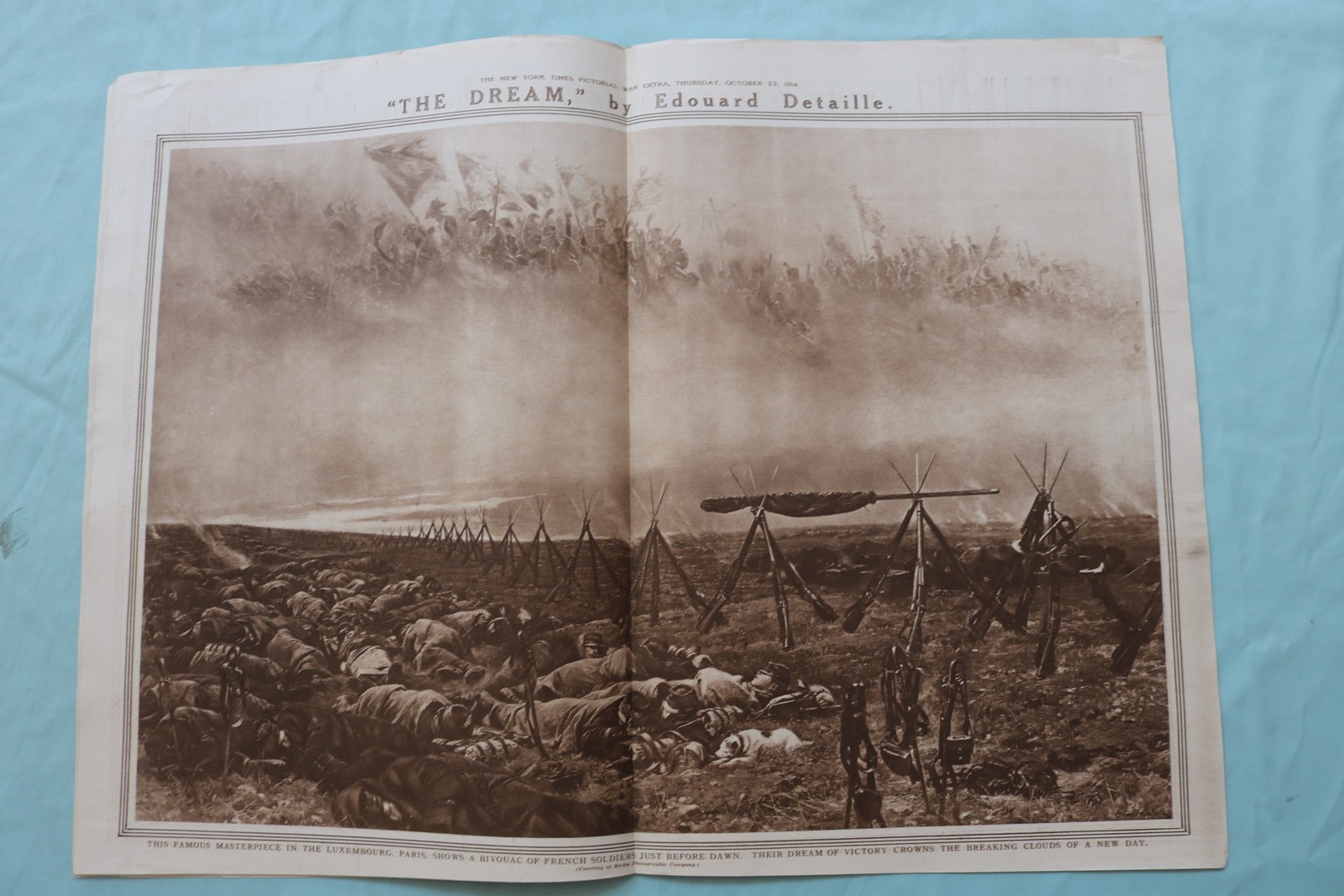 1914 OCT 22 NEW YORK TIMES MID-WEEK PICTORIAL WAR EXTRA-ALGERIAN CAVALRY-NP 9120