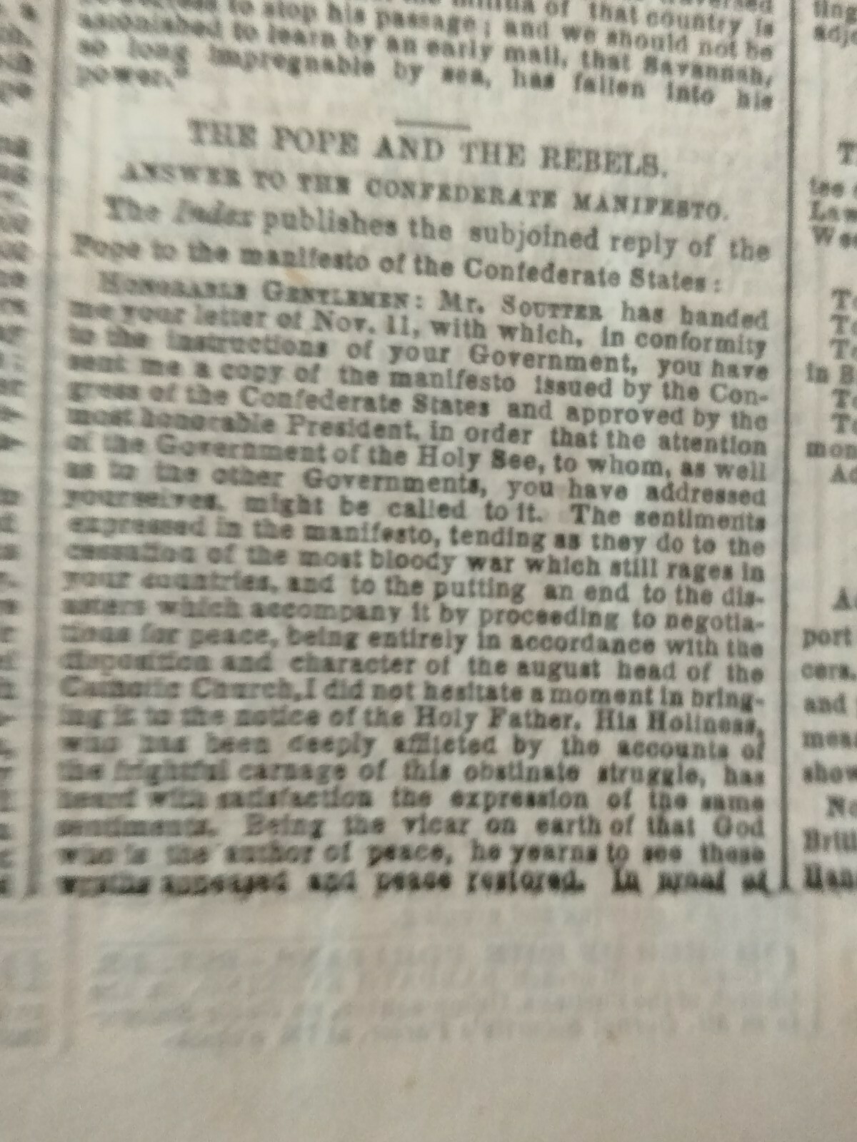 Civil War Newspapers-TENNESSEE-HOOD’S FINAL AND DISASTROUS ESCAPE,GEN PRICE DEAD