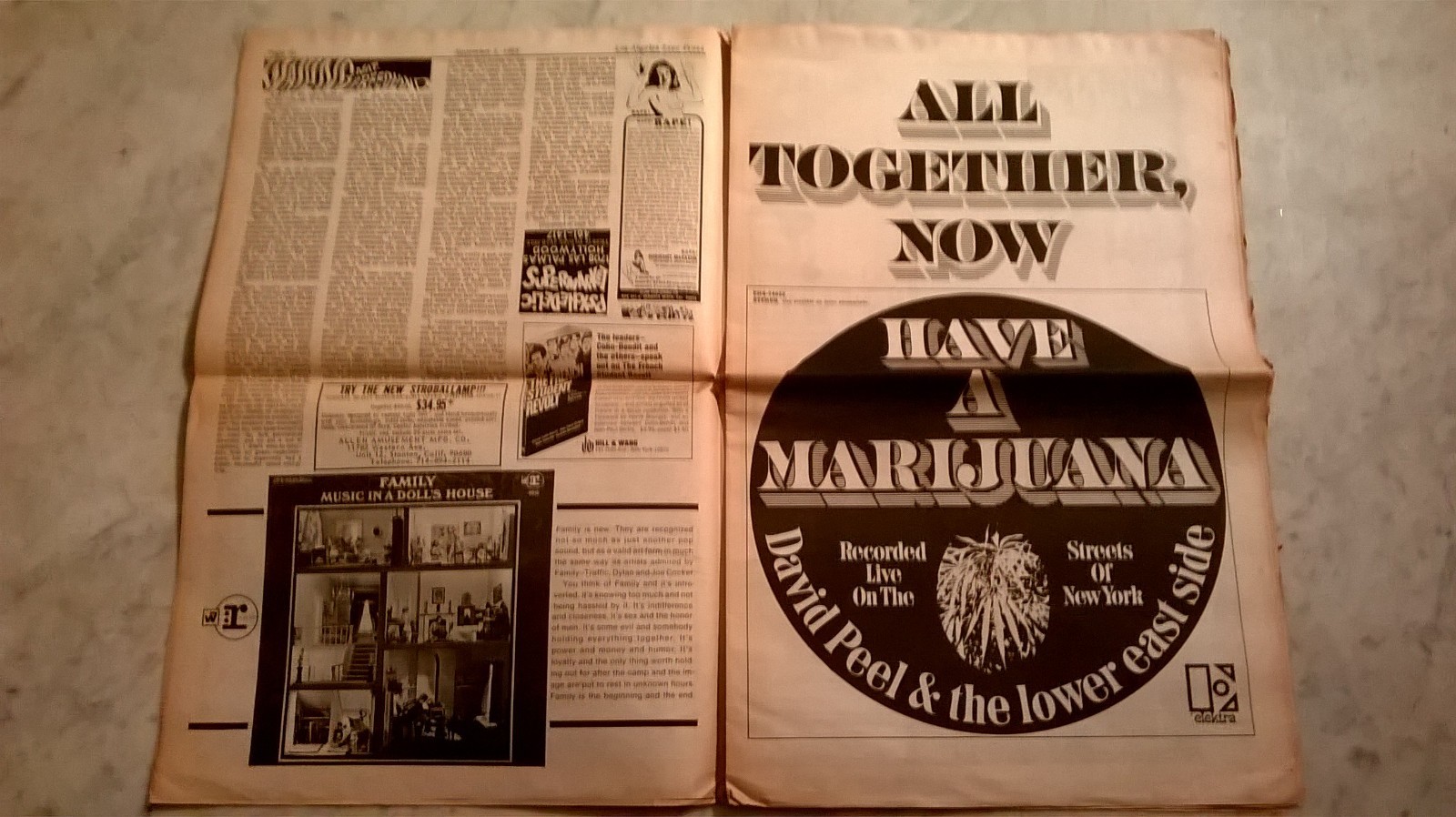 LOS ANGELES FREE PRESS November 1 – 7 1968 Vol. 5 #44 (Issue #244) Parts 1 and 2