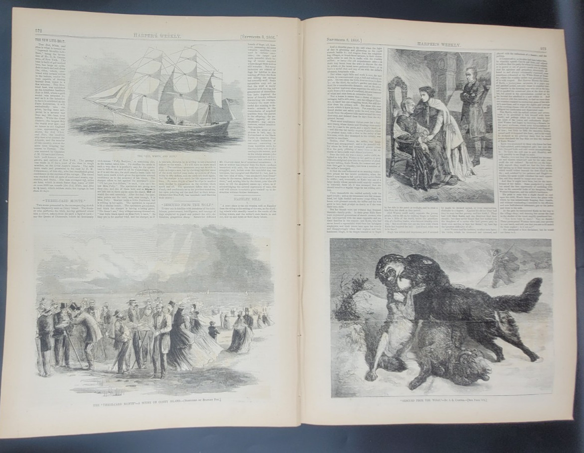 Harper’s Weekly 9/8/1866 pictures of the South – Mobile Alabama, Baton Rouge LA