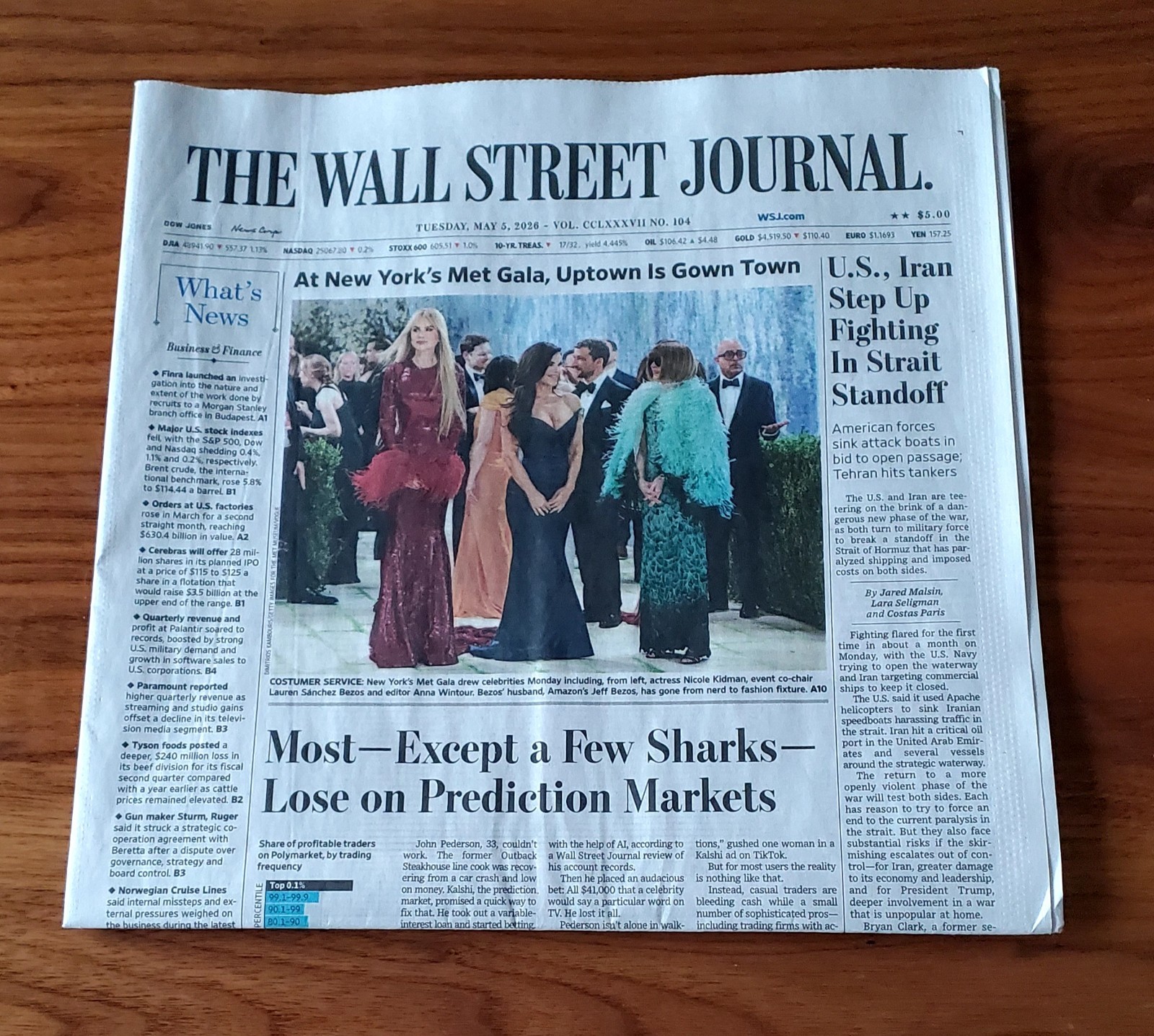 Lauren Sanchez The Wall Street Journal May 5 2026 Spirit Airlines NEW