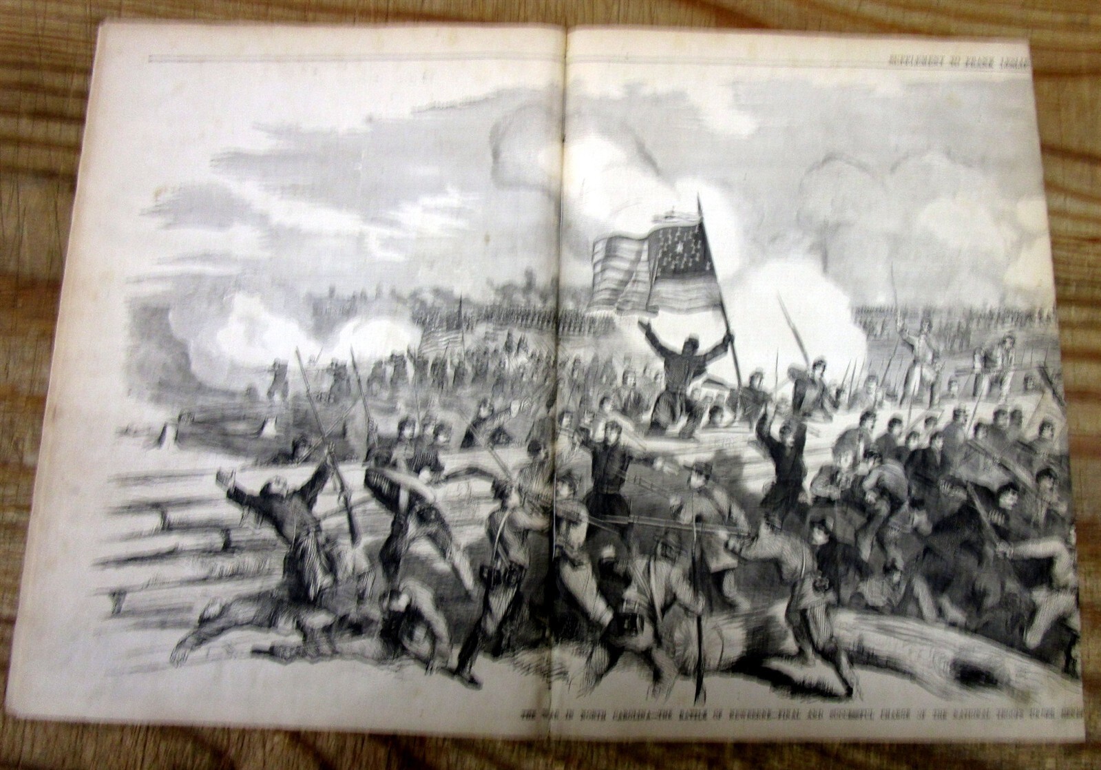 1862 Leslie’s Illustrated newspaper & an “EXTRA” w Civil War BATTLE OF PEA RIDGE