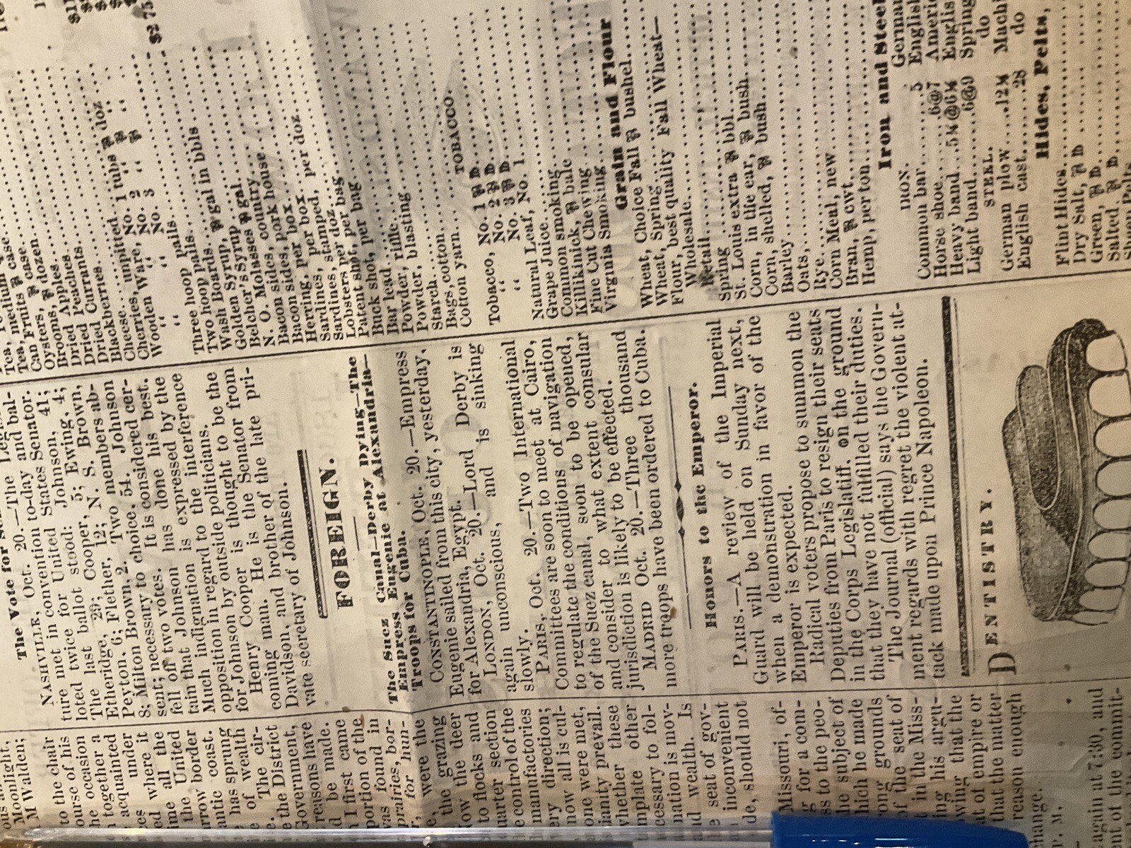 4 Missouri Civil War Reconstruction News 1869 St Joseph Negros Cachiz Apache