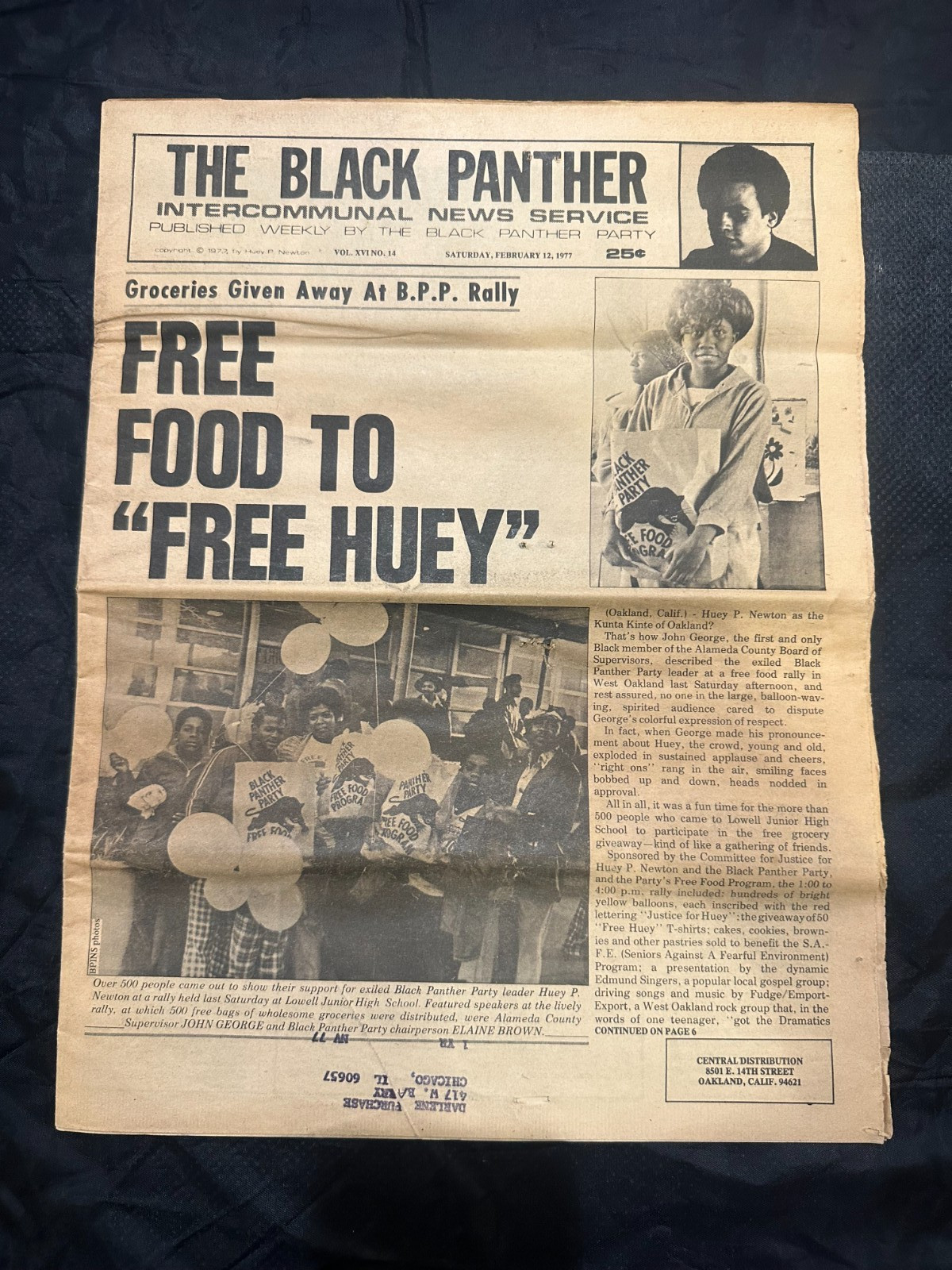 THE BLACK PANTHER NEWSPAPER – FEBRUARY 12th 1977