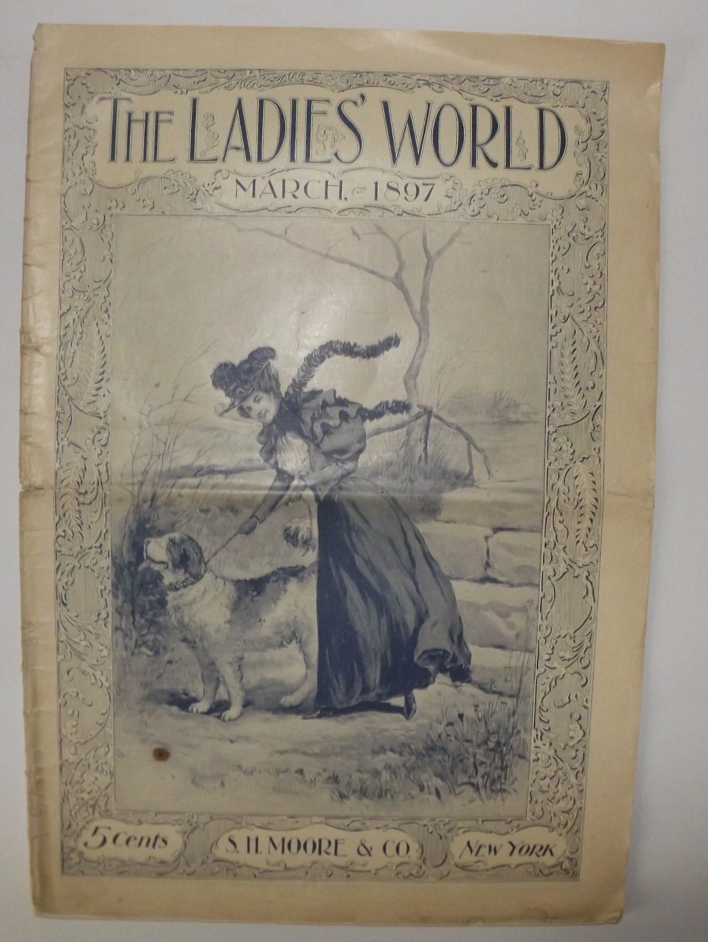 The Ladies World March 1897 Magazine Newspaper S.H. Moore & Co.