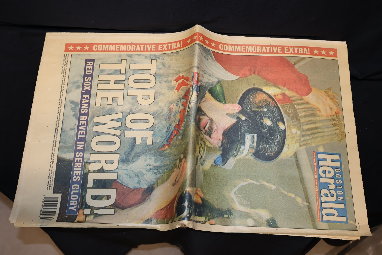 2004 Boston Red Sox World Series Commemorative Edition Boston Herald