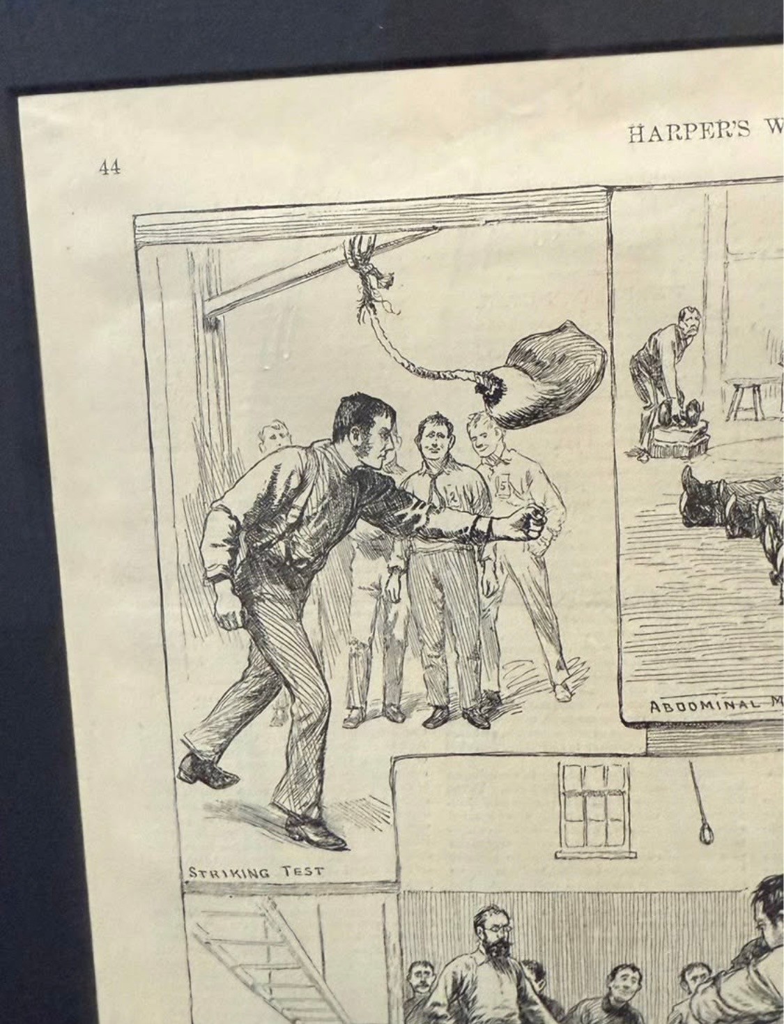 Original Harper’s Weekly – Saturday January 16, 1886 Page 44 – NYPD Exam