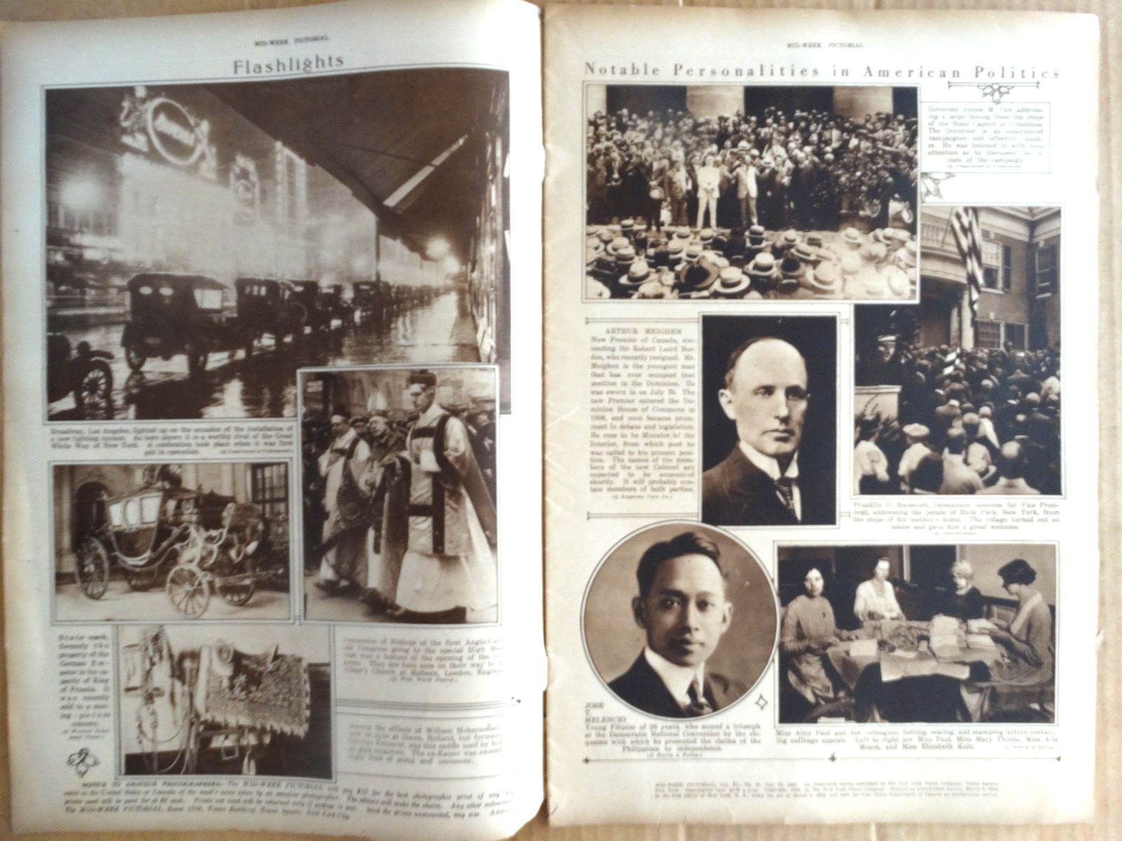 New York Times Mid-Week Pictorial – July 22, 1920 – Movie Star Mary Pickford