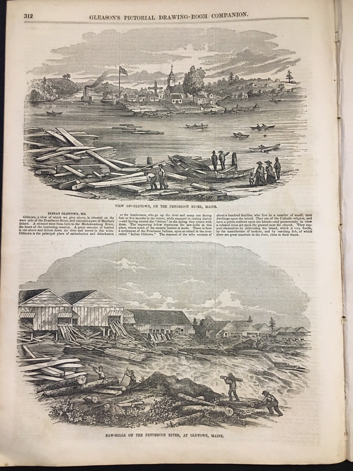 1st Atlantic Steamship SS Savannah 1854 Old Town Maine-Northampton MA-Madison WI