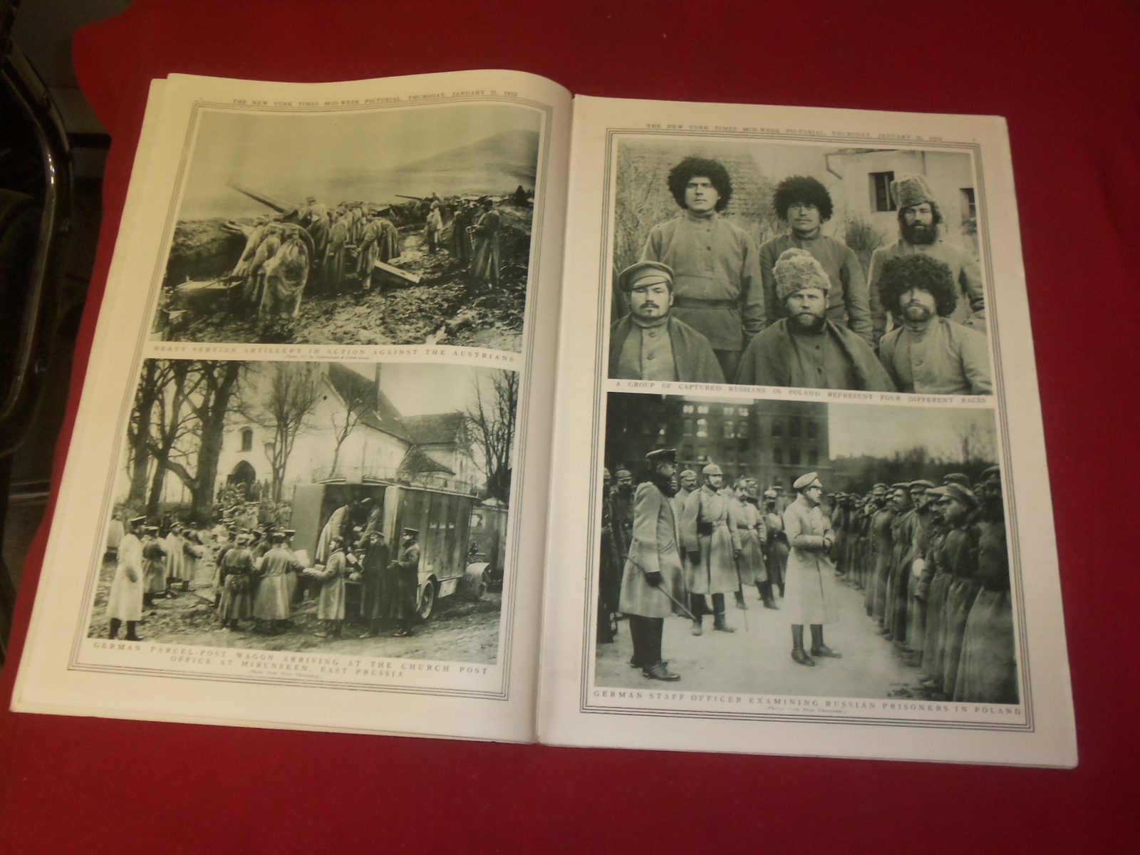1915 JANUARY 21 NY TIMES PICTORIAL WAR EXTRA SECTION – GENERAL JOFFRE – NP 3944