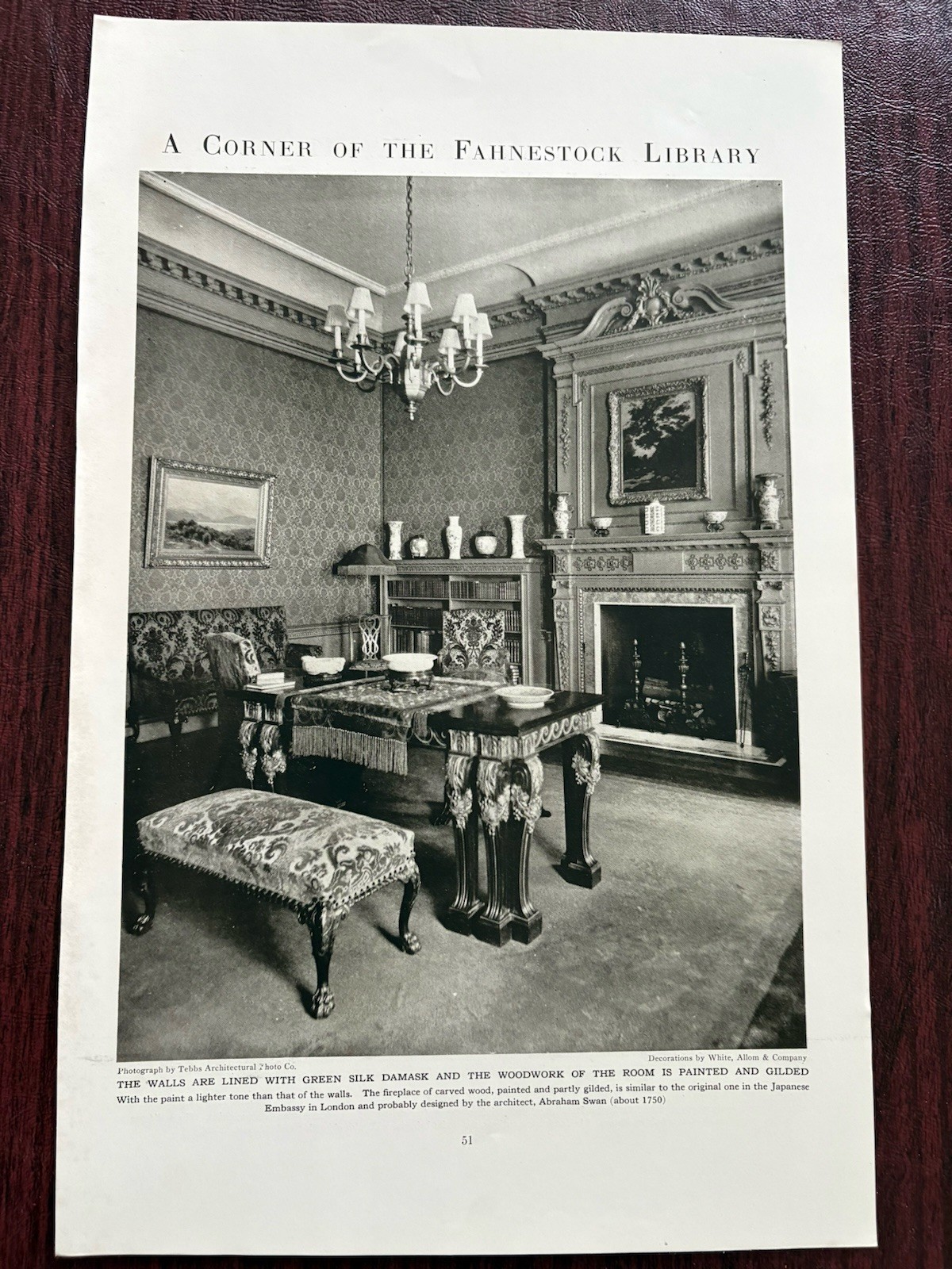 Harris Fahnestock Town House 15 E 66th St New York City Vtg Article Photos 1923