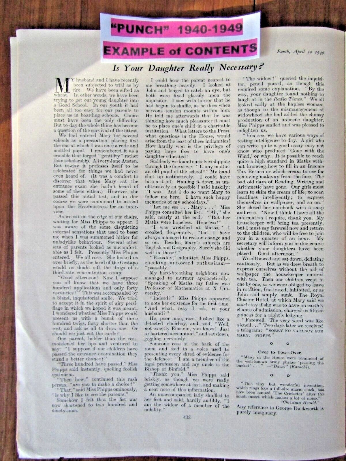 PUNCH MAGAZINES 1940-1949, Huge Selection, Letters, Cartoons, Humour, Adverts