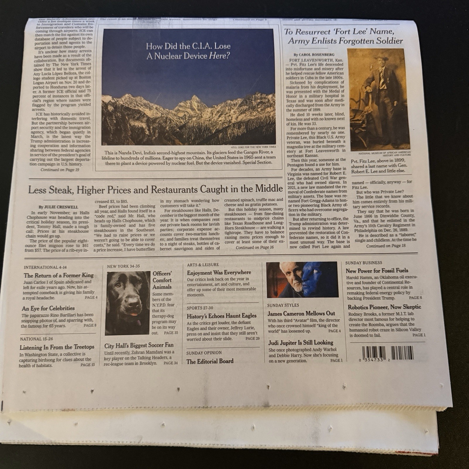 The New York Times Newspaper December 14 2025 SUNDAY Complete Print Paper UNREAD