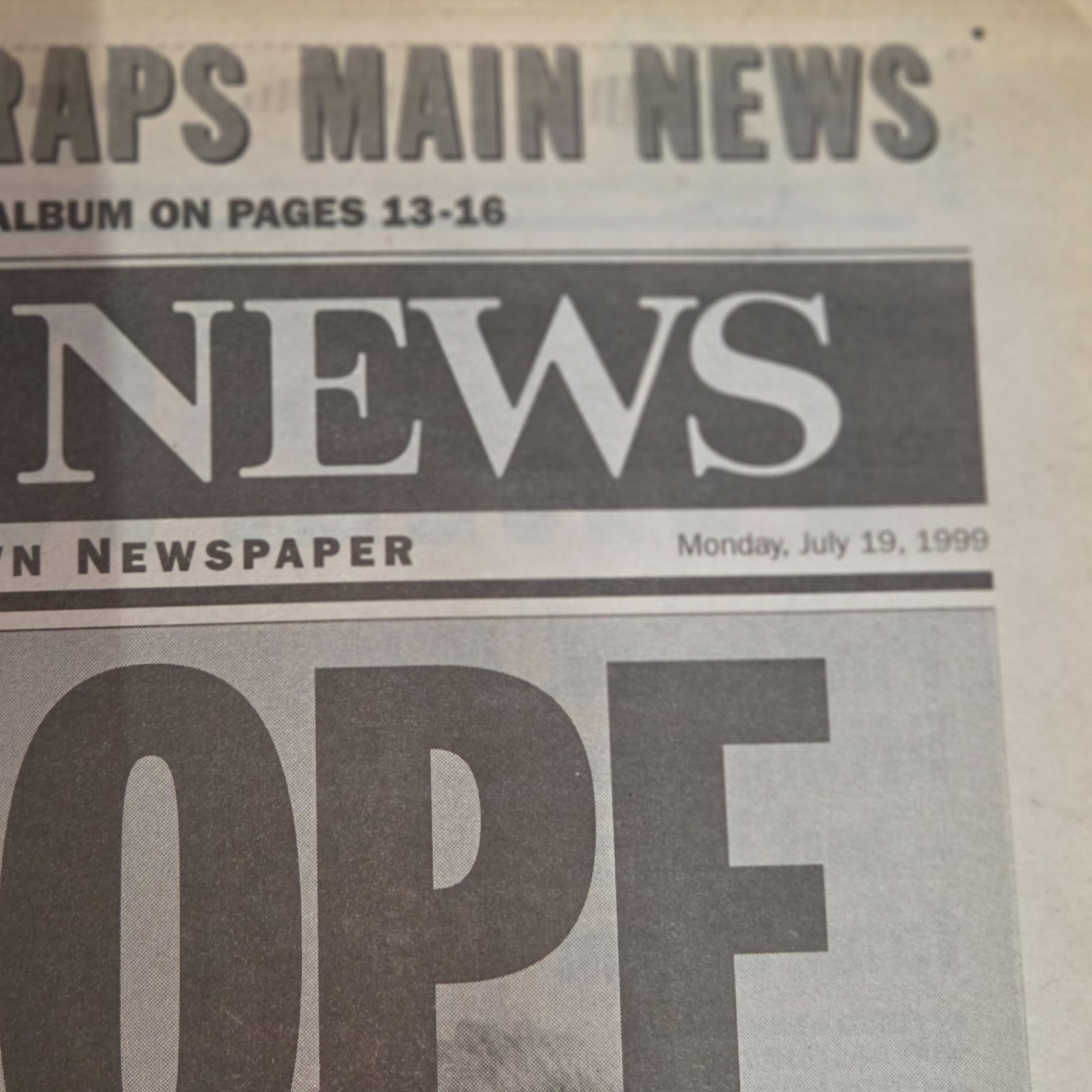 Daily News July 19 1999 JFK Jr Plane Crash No Hope Newspaper Special Edition