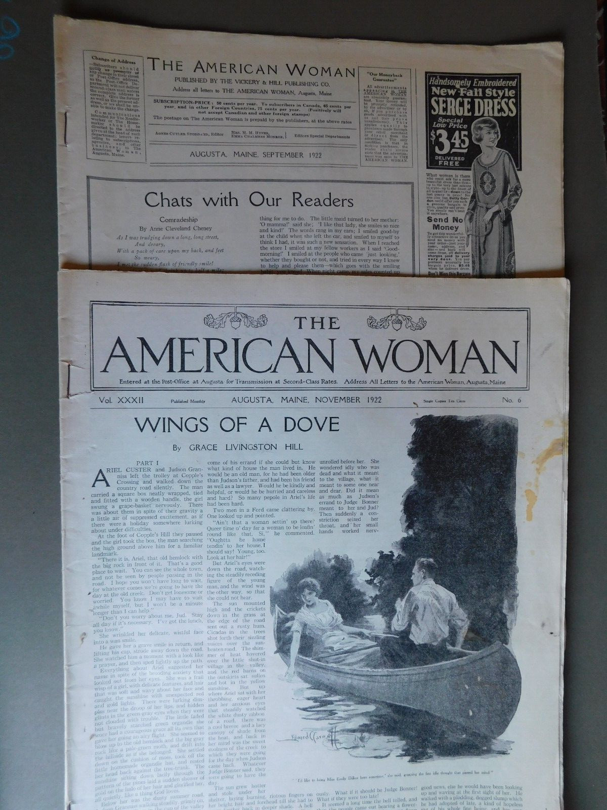 The American Woman – 1922 editions – Augusta, Maine