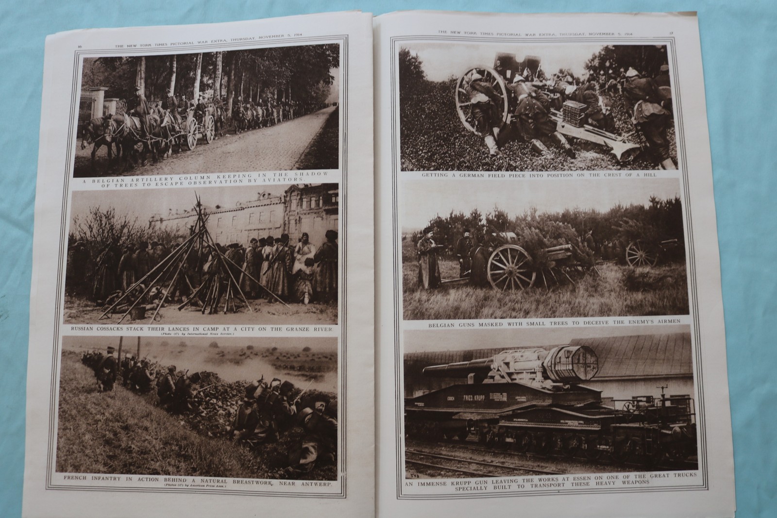 1914 NOV 5 NEW YORK TIMES MID-WEEK PICTORIAL WAR EXTRA – INDIAN LANCER – NP 9121