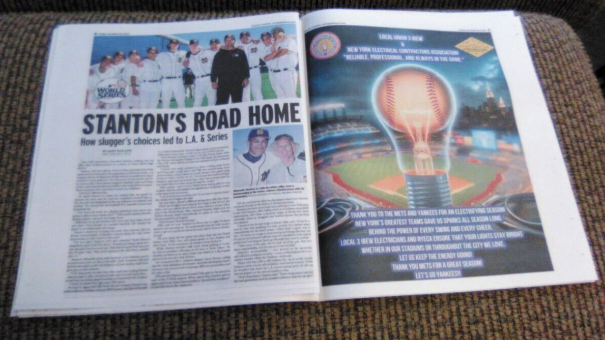 NEW YORK DAILY NEWS-10/25/24-WNBA-NY LIBERTY CHAMPS+MLB-NY YANKEES-JUDGE POSTER