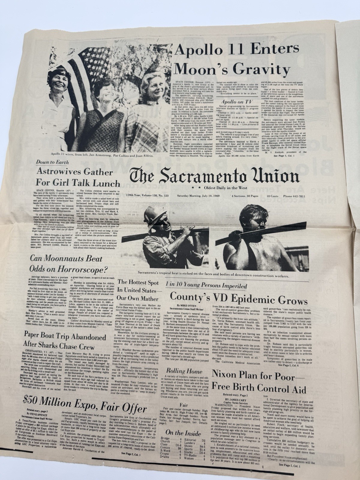 Sacramento Union 142nd Anniversary Commemorative Newspaper 1993 Reprint Edition