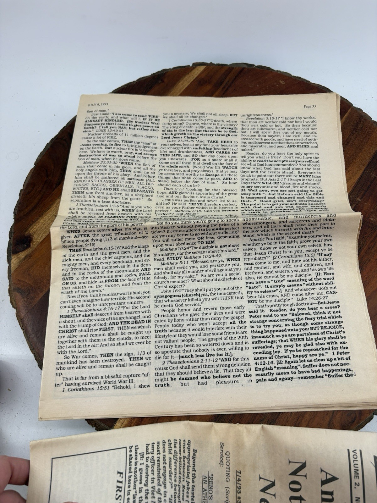 2 Vtg Conspiracy Newspaper Alternative Theory Contact The Phoenix Project 1993