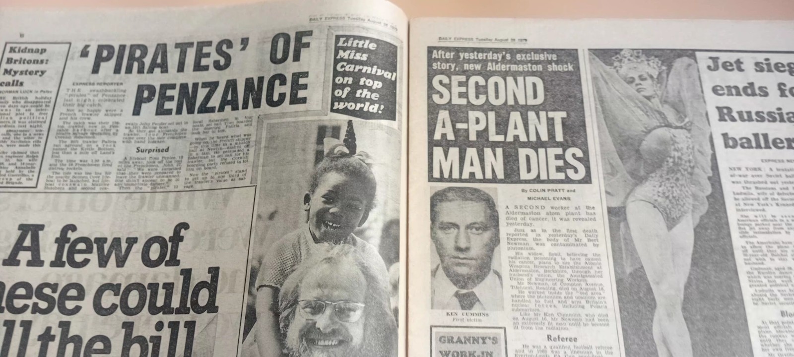 Aug 29 1979 Newspaper Daily Express Mountbatten Killed Ira Charles Philip Uncle