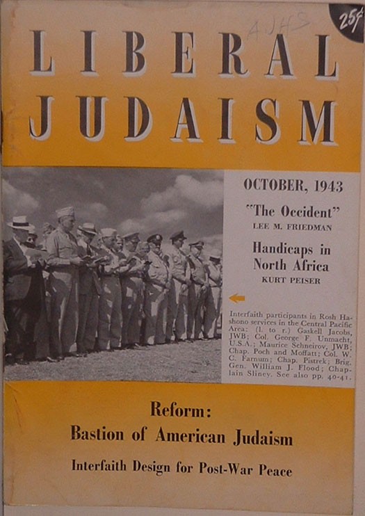 Liberal Judaism, Cincinnati, OH, 1943-1951 [Newspaper]