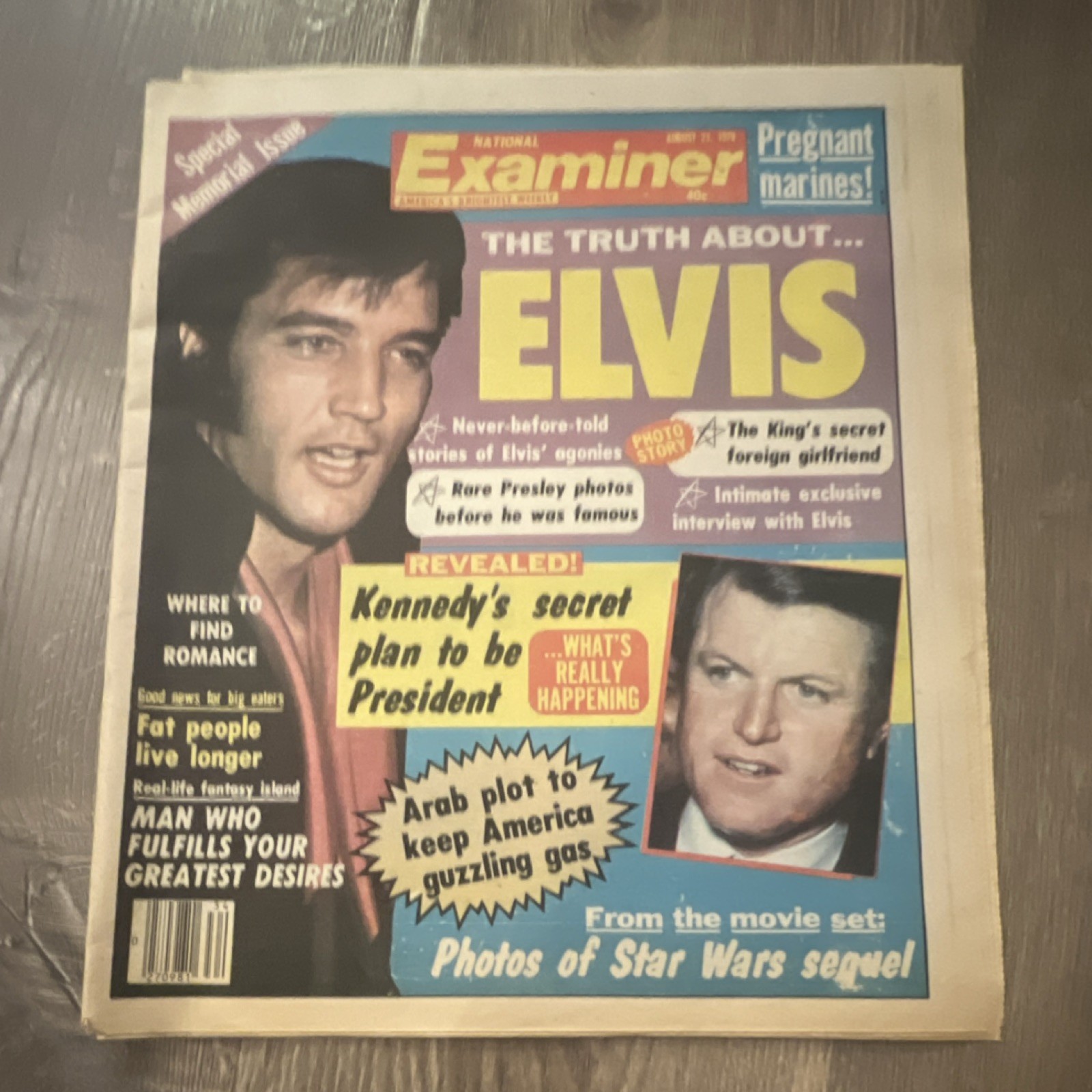 1979 National Examiner Tabloid- Special Memorial Issue The Truth About Elvis