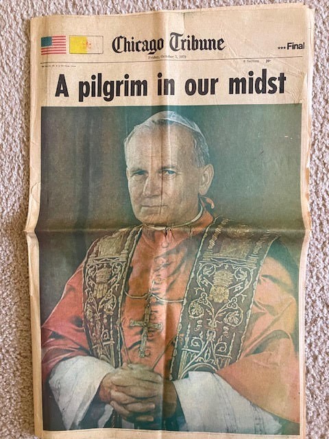October 5, 1979 Chicago Tribune POPE JOHN PAUL II VISITS CHICAGO 14-page Section