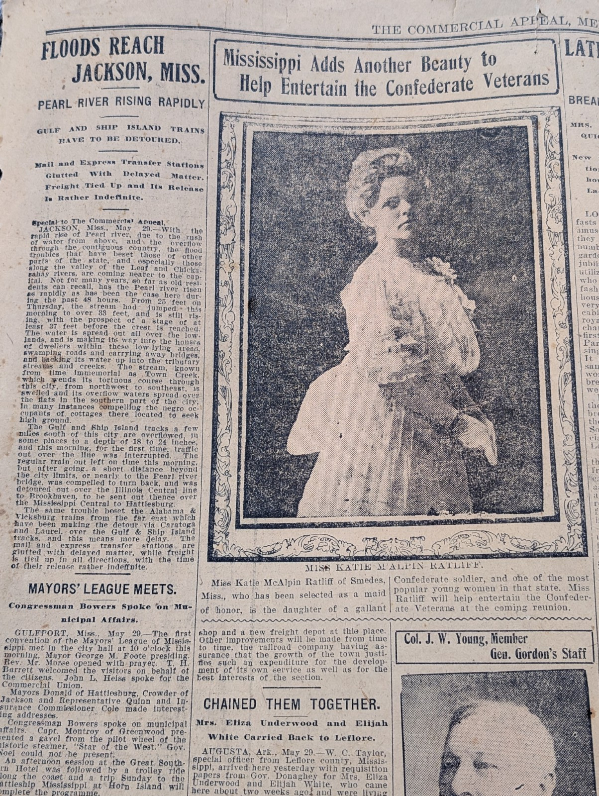 1909 MEMPHIS TENNESSEE COMMERCIAL APPEAL UCV REUNION CAR ADS COCA COLA PEPSI ADS