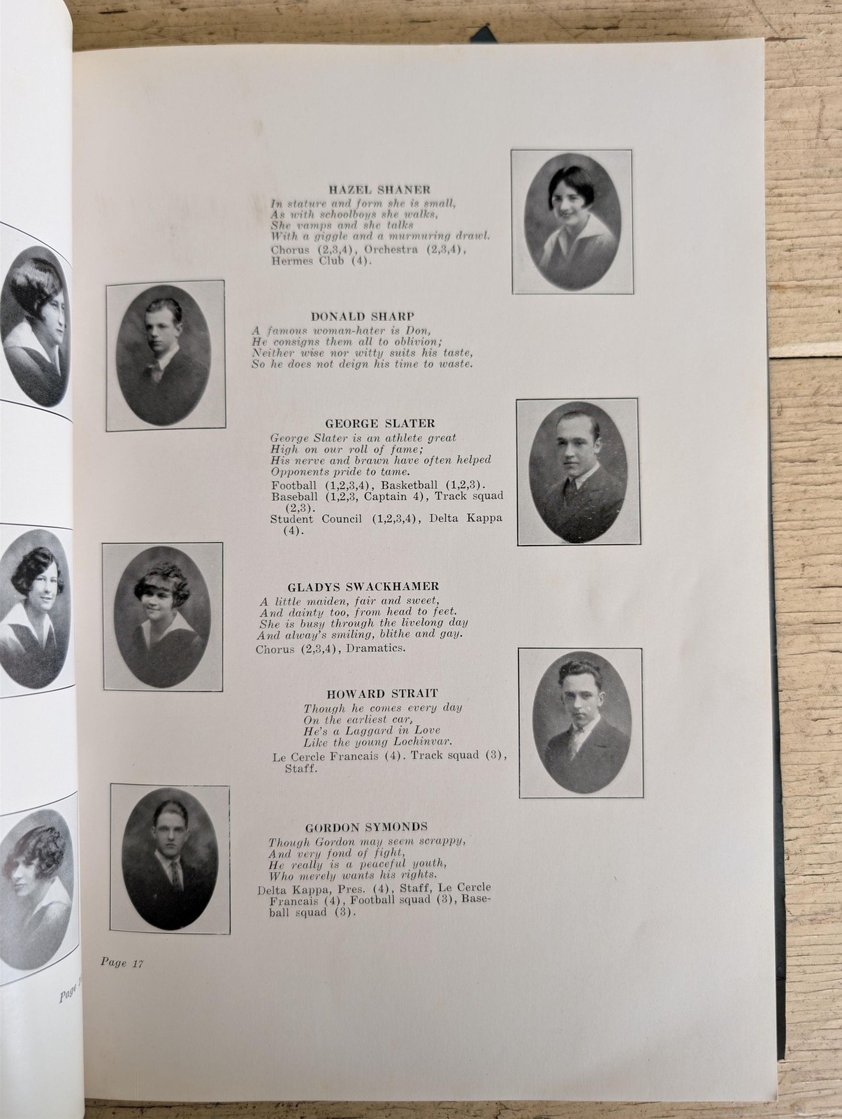 Antique 1926 The Tiger School Yearbook From Dover High School in Dover