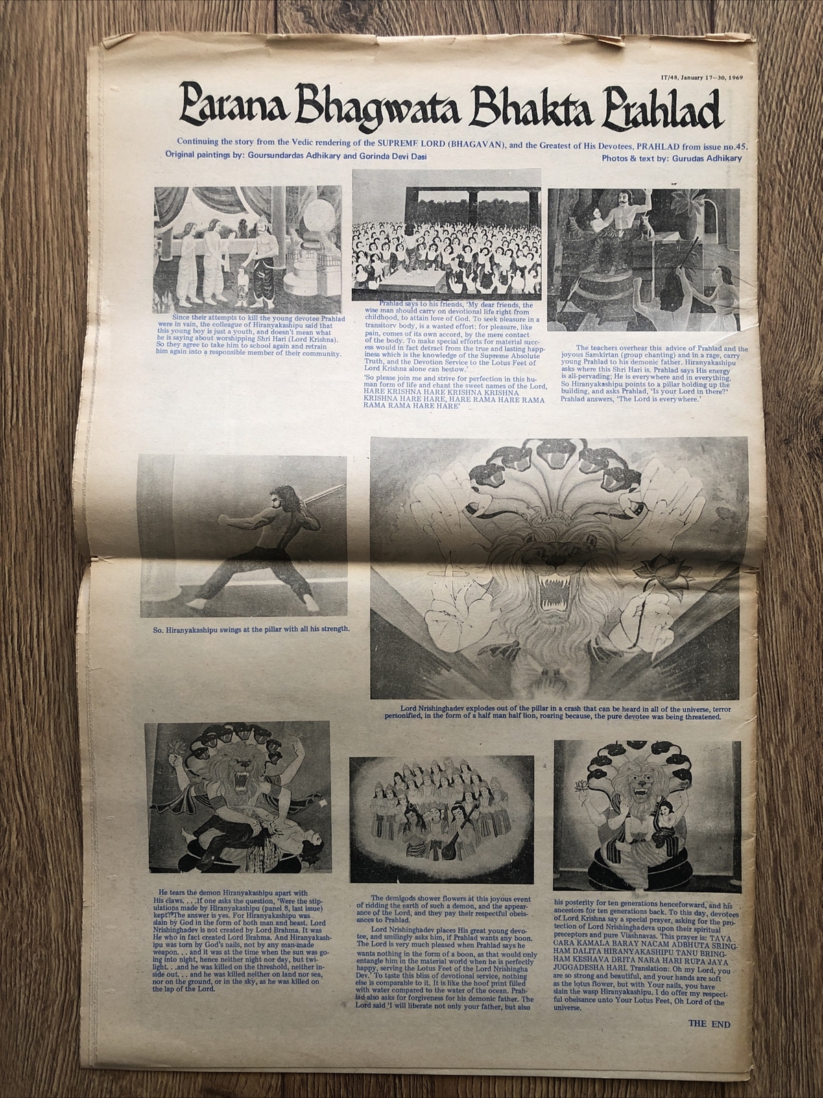 IT International Times Newspaper Hippy Beatnik Rare – No. 48 January 17-30 1969