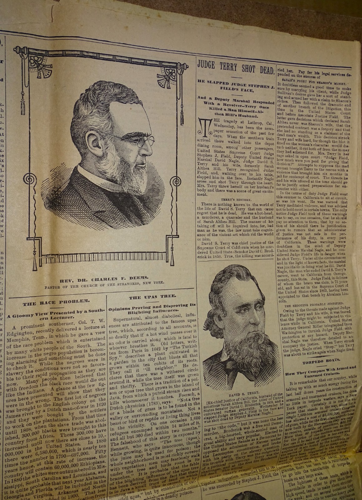 Utica Saturday Globe Newspaper August 17, 1889 – Louis Jacques Mandé Daguerre