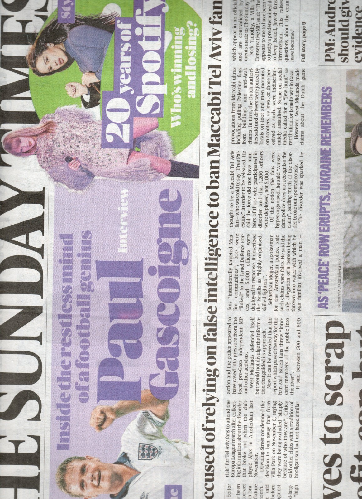The Sunday Times November 23 2025 – Prince Andrew, Rachel Reeves, Keir Starmer