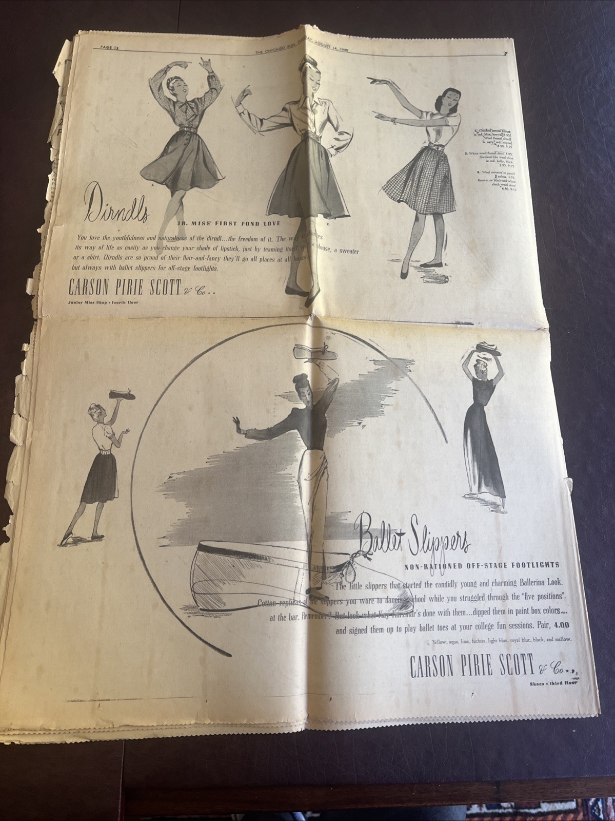 August 14 1945 Chicago Sun Extra Peace Victory End Of World War II